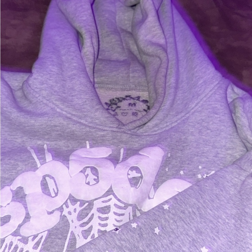 Gray Graphic Hoodie